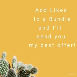 Bundle your Likes for my best offer 😘